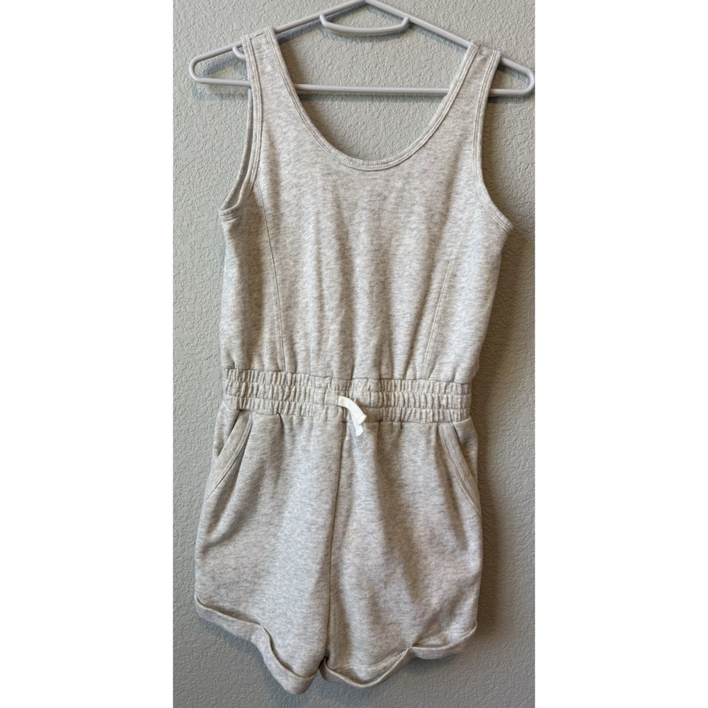 Abercrombie Kids Sleeveless Romper Girls Size 11/12 Gray Casual One Piece